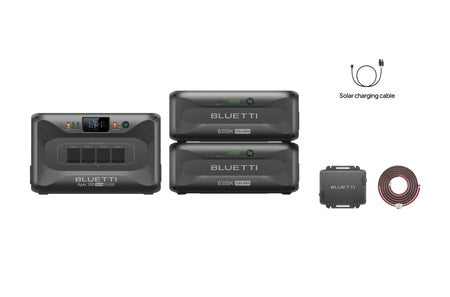 BLUETTI APEX300+2*B300K 3.8KW 5.4Kwh Flagship Solar Generator