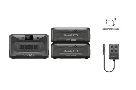 BLUETTI APEX300+2*B300K 3.8KW 5.4Kwh Flagship Solar Generator