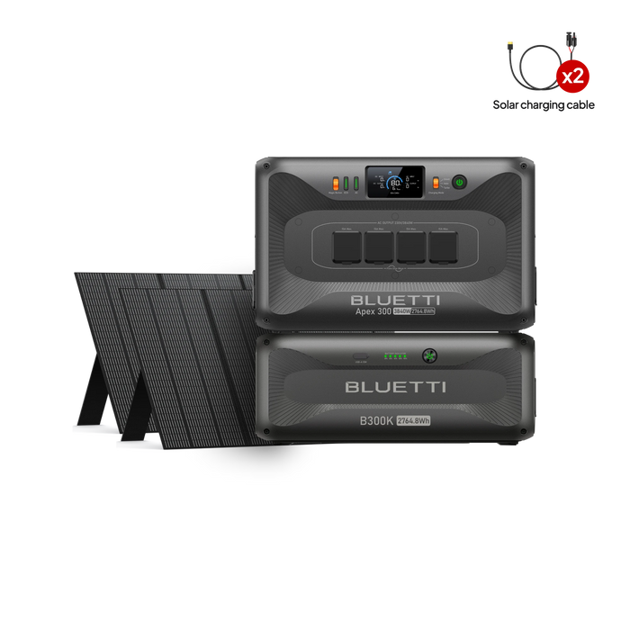 BLUETTI APEX300+B300K 3.8KW 5.4Kwh Flagship Solar Generator
