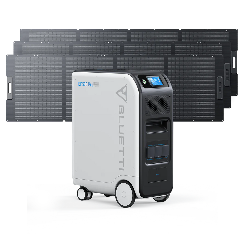 BLUETTI EP500Pro + Solar Panels