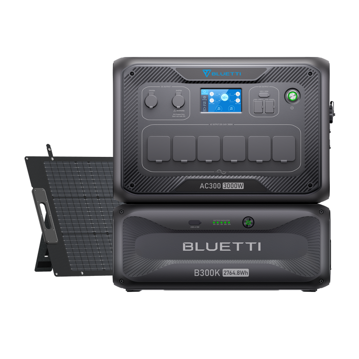 Bluetti AC300 Solar Generator Kit - Solar Panels