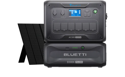 Bluetti AC300 Solar Generator Kit - Solar Panels