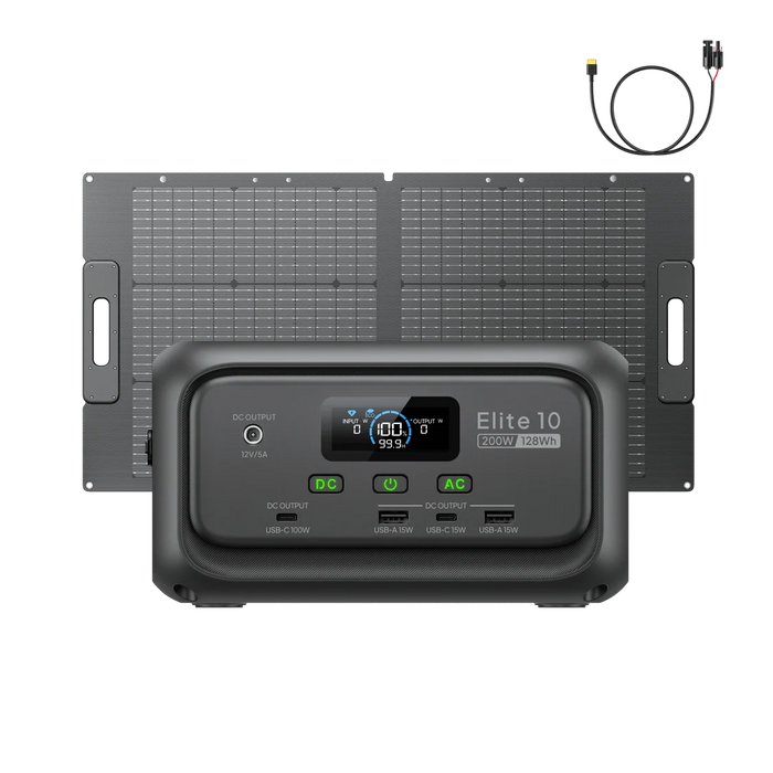 BLUETTI ELITE10 Mini Portable Power Station 200W 128Wh
