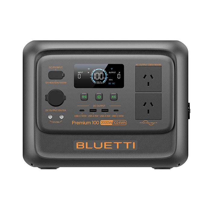 BLUETTI PREMIUM 100 V2 Portable Power Station | 1800W 1024Wh
