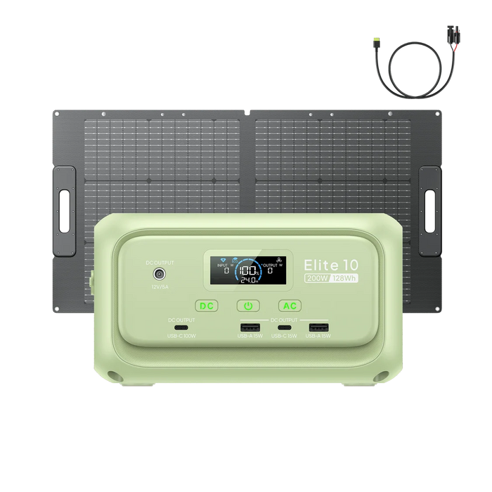 BLUETTI ELITE10 Mini Portable Power Station 200W 128Wh